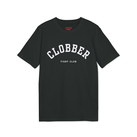 CLOBBER™ Classic Tee – White Logo Edition